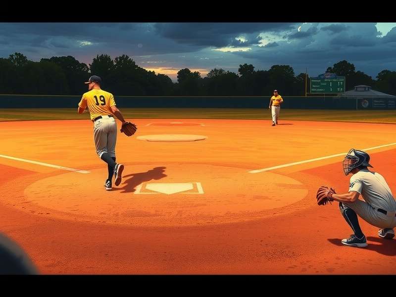 PBR Baseball showcase event with players fielding