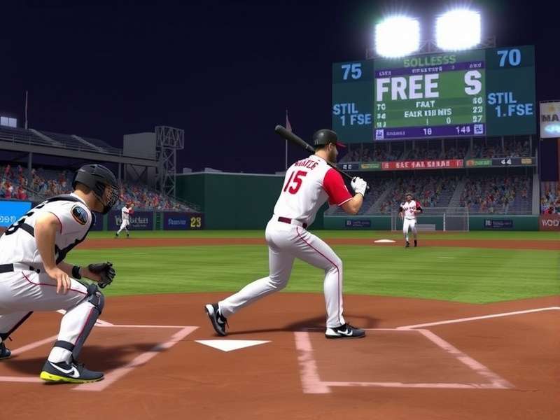 Side-by-side comparison of MLB The Show 24 and other free baseball game graphics on PS5