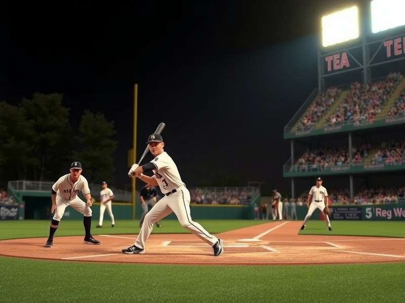 Historical timeline of baseball from 1800s to modern day showing players, stadiums, and equipment changes