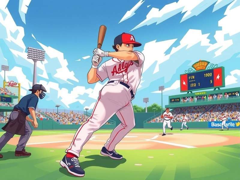 Professional baseball pitcher in mid-windup during a night game