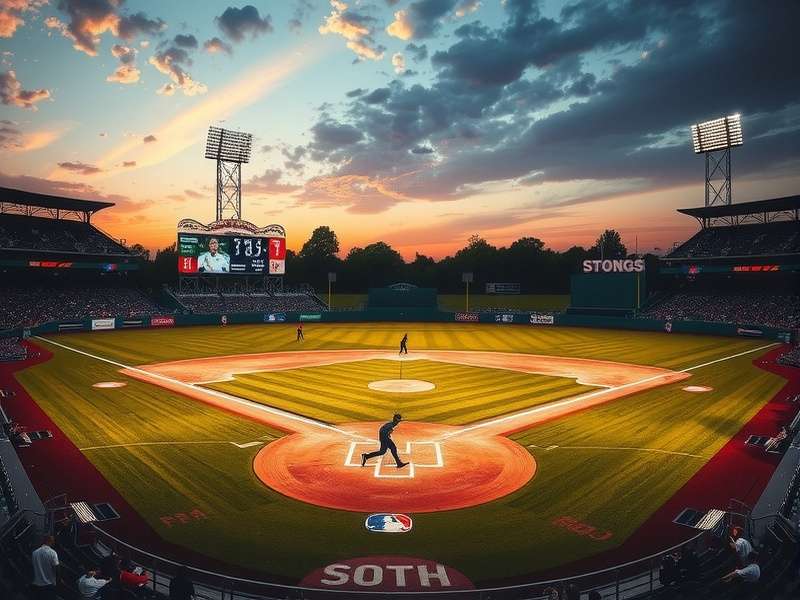 Baseball field diagram showing positions and bases