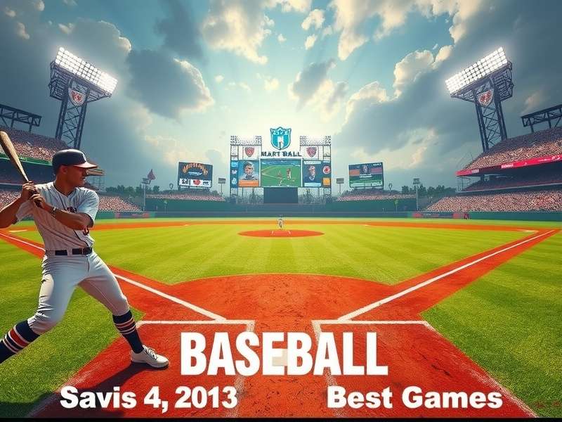 Person wearing VR headset with a baseball bat in a virtual stadium