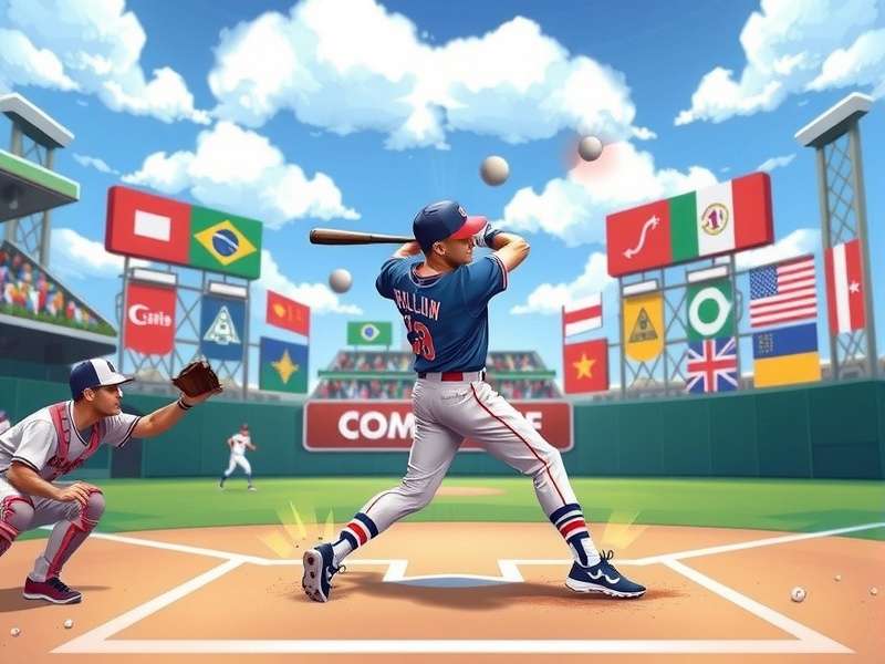 Collage of exciting unblocked baseball games being played in a browser window