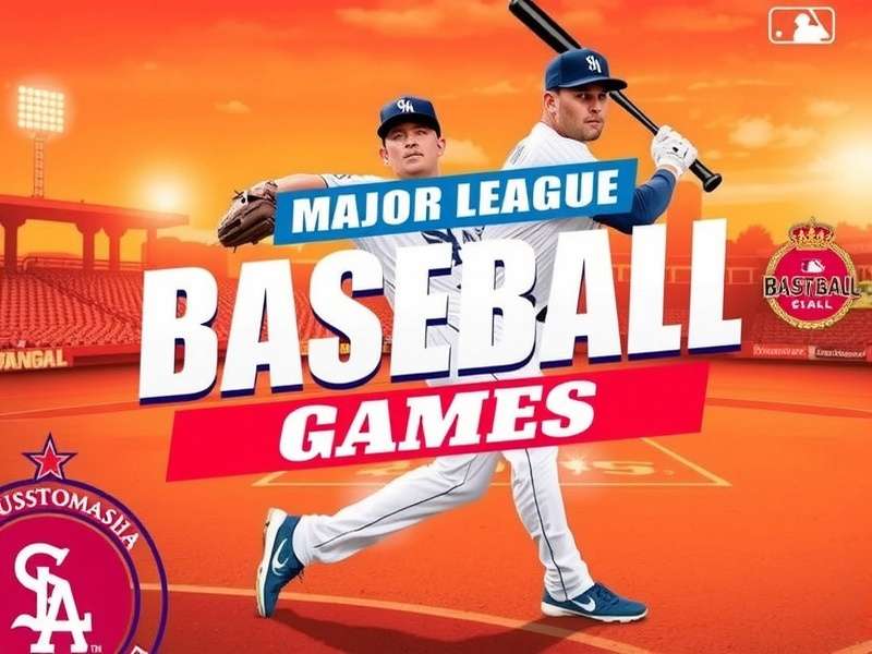 MLB stadium with players during a day game