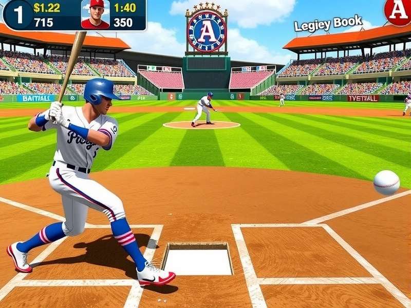 Collage of popular online baseball games on different devices