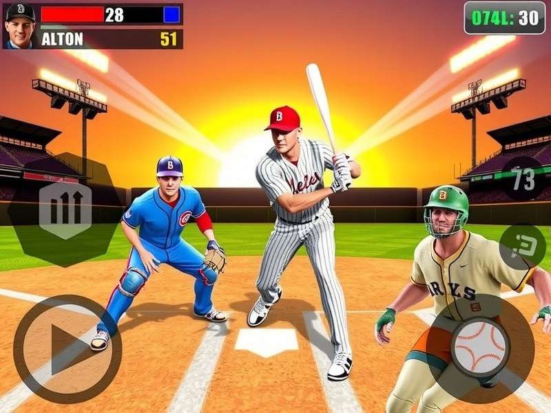 Baseball Empire Manager 2024 interface showing team management dashboard