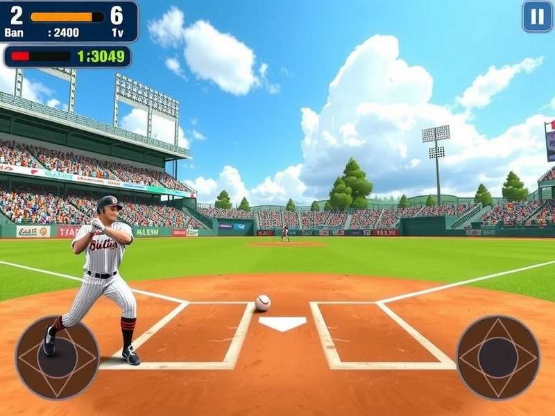 Screenshot of Super Baseball 2024 game
