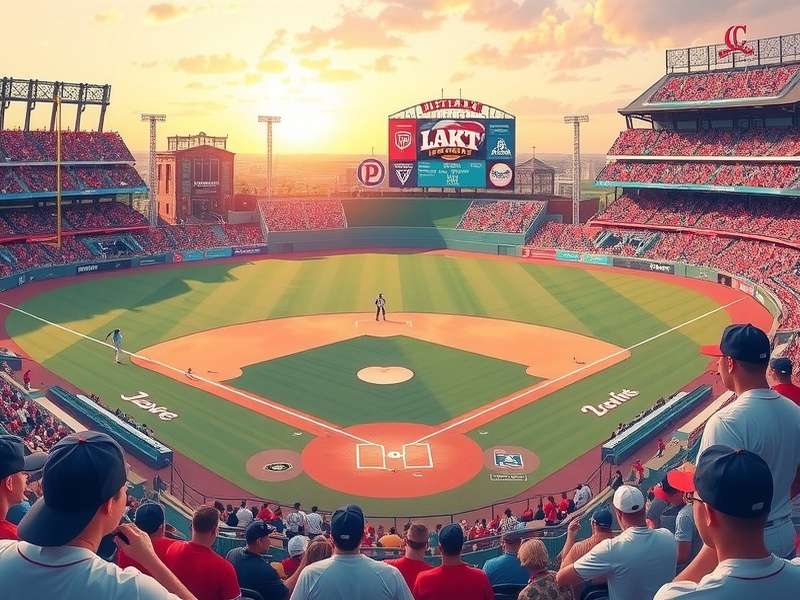 College baseball player hitting a home run in a packed stadium