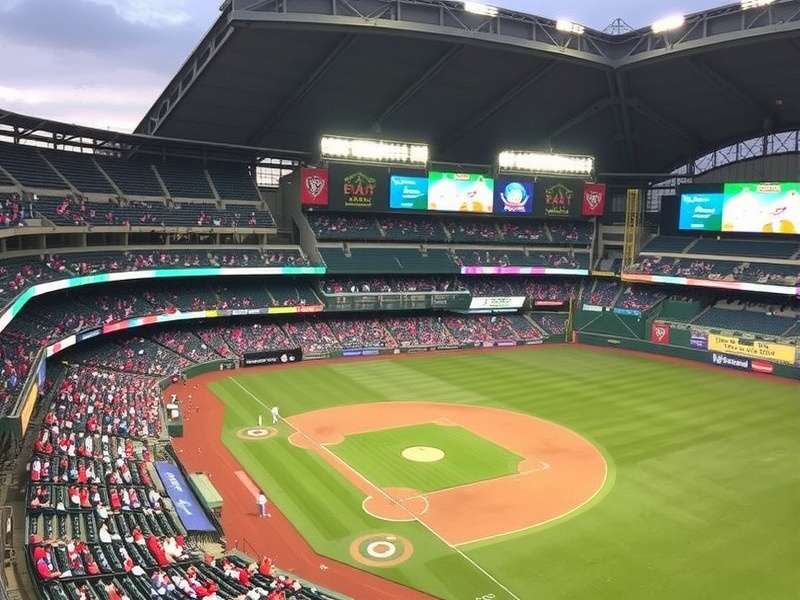 Wrigley Field baseball stadium in Chicago with a game scheduled tomorrow