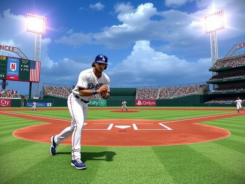 College baseball stadium recreated in a PS5 video game