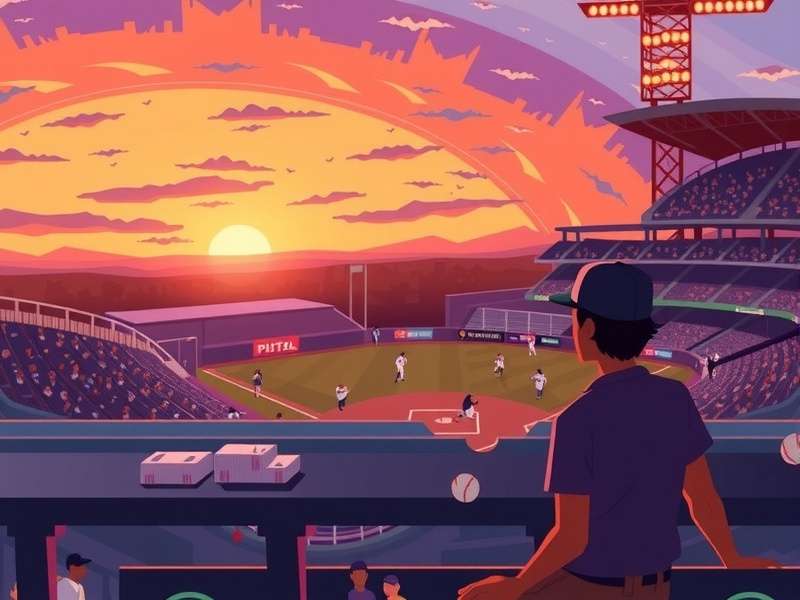 MLB baseball game in progress with pitcher and batter