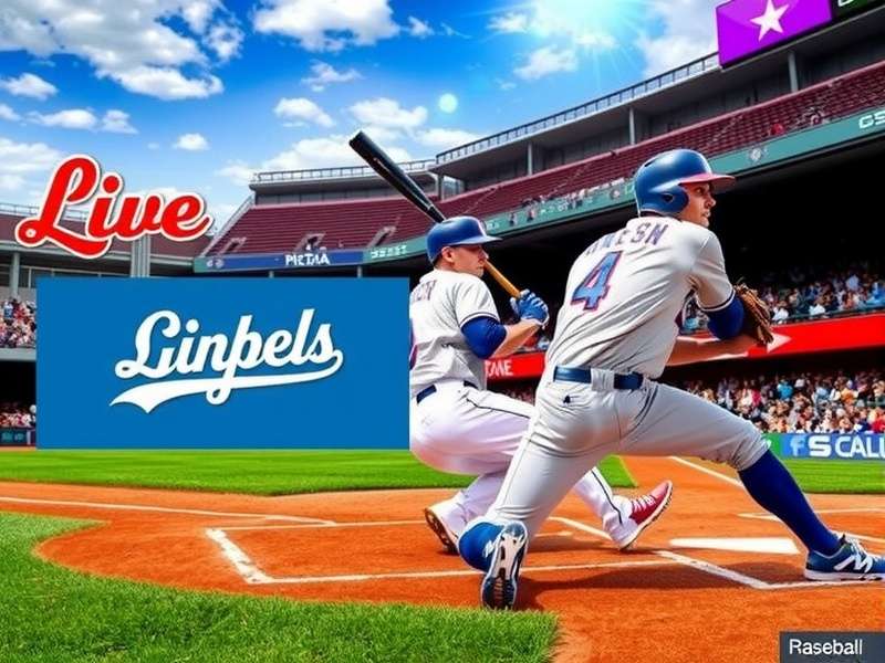 Live baseball games today on TV — MLB stadium packed with fans under bright lights