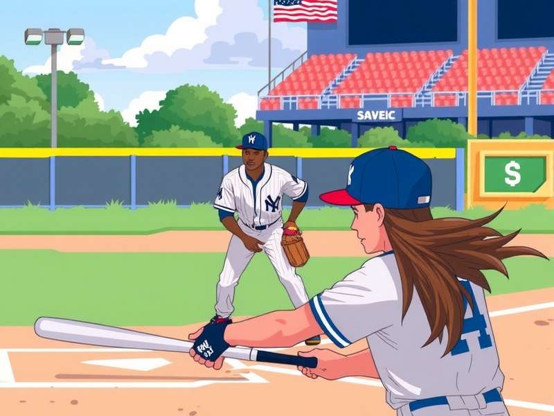 USSSA Baseball diamond and equipment illustration