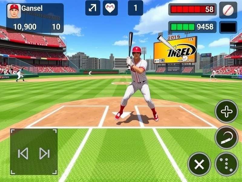 Virtual reality baseball headset with immersive stadium environment